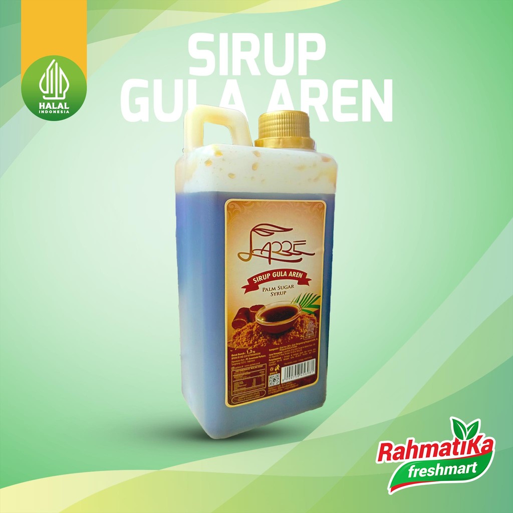 

LARRE Sirup Gula Aren / Gula Aren Cair 1.3 Kg