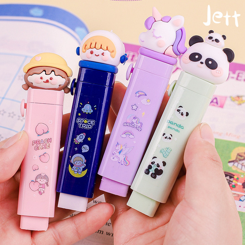 

Penghapus Tarik Dorong Kartun Kreatif untuk Siswa Sekolah Dasar, Penghapus Lucu untuk Didorong Anak-anak Tanpa Terak, Pensil Bersih Tanpa Meninggalkan Bekas-Jett