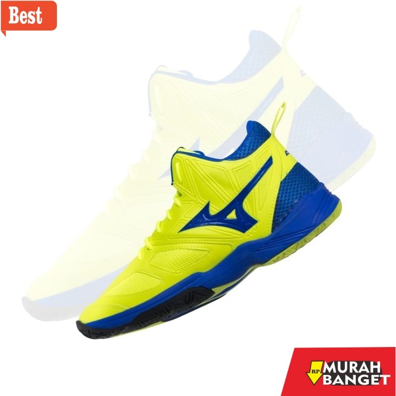 sepatu sneakers lokal terbaik Sepatu Olahraga Pria Mizuno Thunderblade Terbaru / Sepatu Voli Pria TE