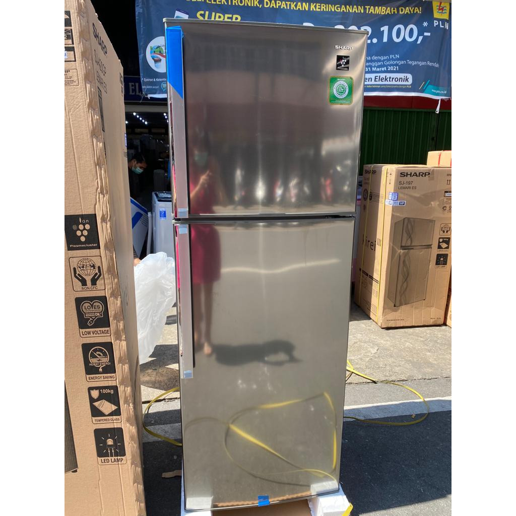 SHARP KULKAS 2 PINTU SJ-450GP-SD dan SJ-420GP-SD