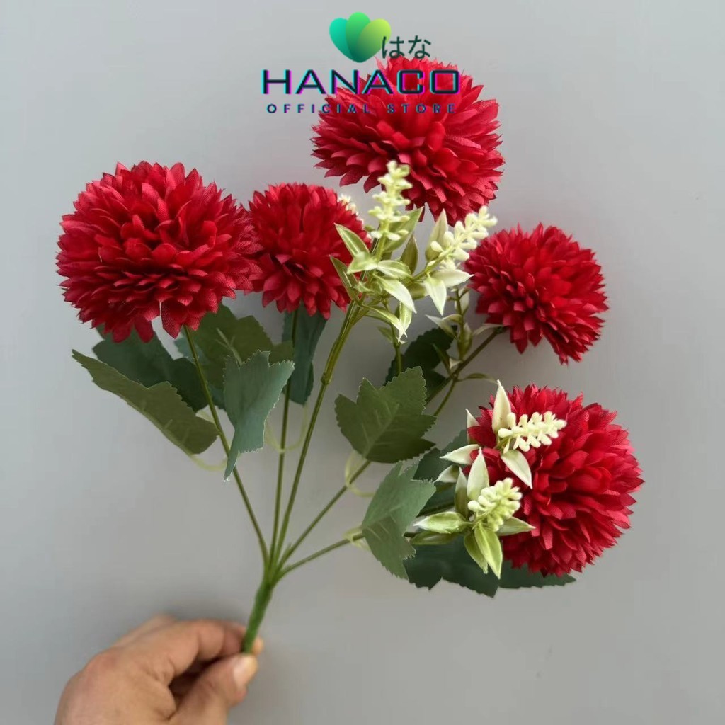 HANACO - Bouquet bunga P106 BOLA  Artifisial Dekorasi Hiasan Seserahan Buket Palsu