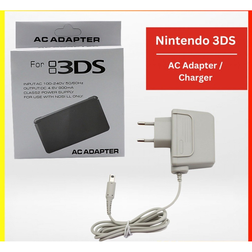 Charger Charging AC Adapter Nintendo Old New 2DS 3DS NDSI DSI XL LL