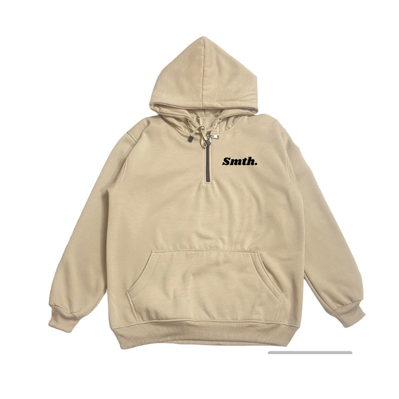 [NAVIBA.STORE] House Of Smith Sweater Hoodie Pria Cream Basic Teks Unisex