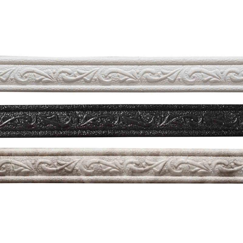 Self Adhesive Flexible Molding Trim Oil Proof 3D Peel And Stick Molding Trim Wall Strips Waterproof 