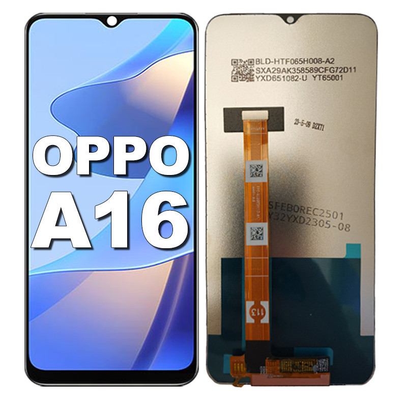 LCD OPPO A16 TOUCHSCREEN Kompatibel Untuk Fullset Asli Crown Murah Ori Compatible For Glass Touch Sc