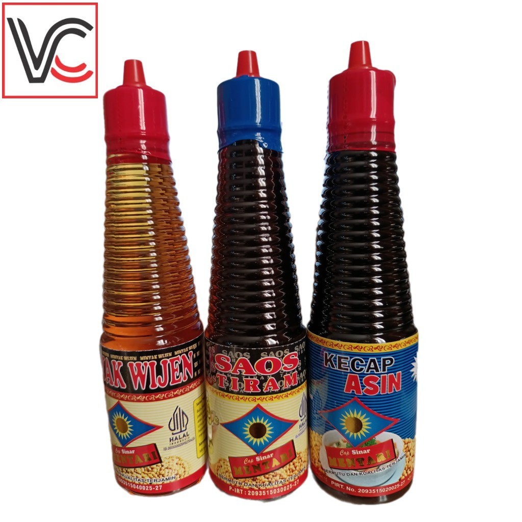 

Paket Murah Isi 3 Botol Cap Sinar Mentari 150 Ml - Minyak Wijen, Saos Tiram, Kecap Asin