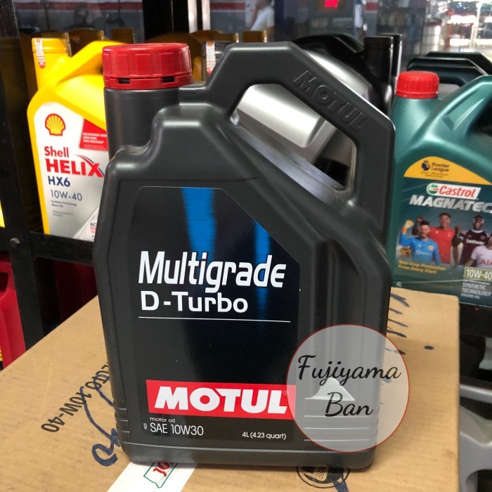 Oli Mesin Motul Multigrade D Turbo 10W 30 DIESEL 1 Galon (4 Liter)