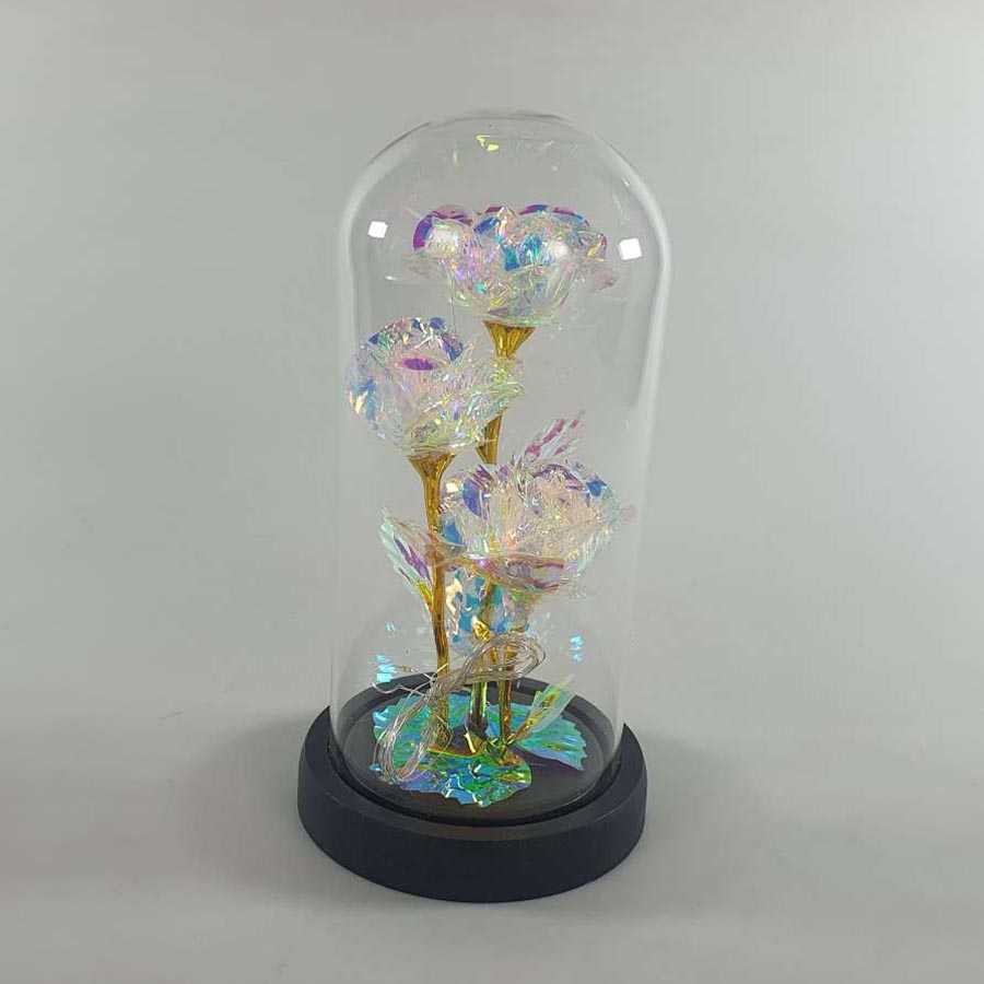 

TaffHOME Lampu Bunga Dekorasi Eternal 3 Flower LED Dome Glass Cover - FY-0A Murah, Berkualitas dan Bergaransi