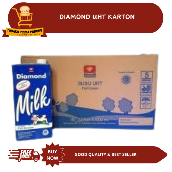 

DIAMOND UHT 1 L (karton) / susu uht / susu diamond