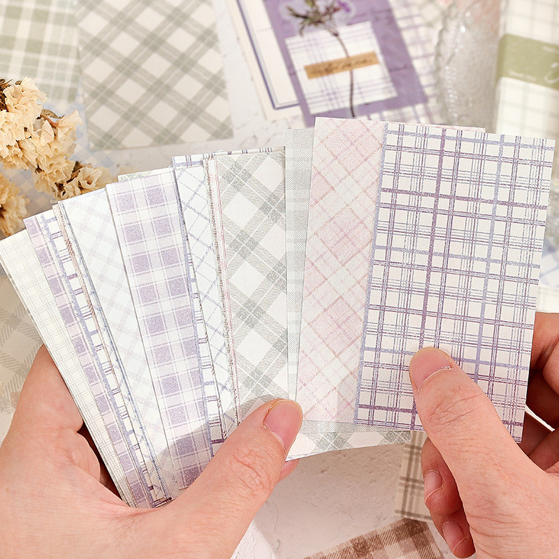 

50 Pcs/pack Vintage Scrapbook Paper Supplies DIY Journaling Paper DIY Scrapbooking Material Paper Aesthetic Decorative for Craft