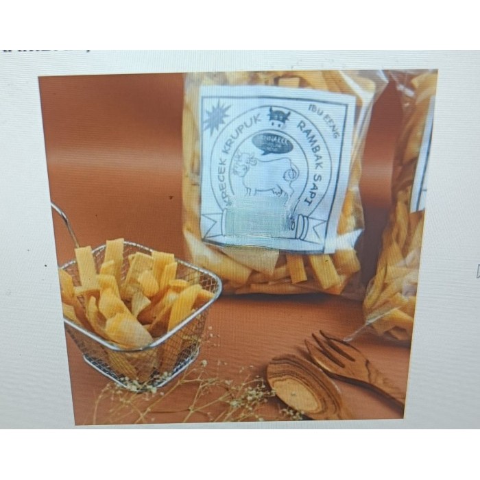 

BEST SELLER KERUPUK / RAMBAK / KRECEK SAPI MENTAH - STIK LEBAR