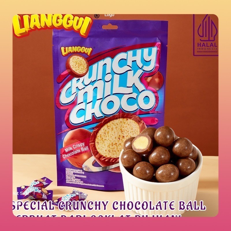 

[Menjual harga rendah]Lianggui Halal Crunchy Milk Choco Coklat Yang Crunchy Dengan Rasa Susu Cocok Untuk Cemilan Anak Anak Dan Keluarga Coklat Viral