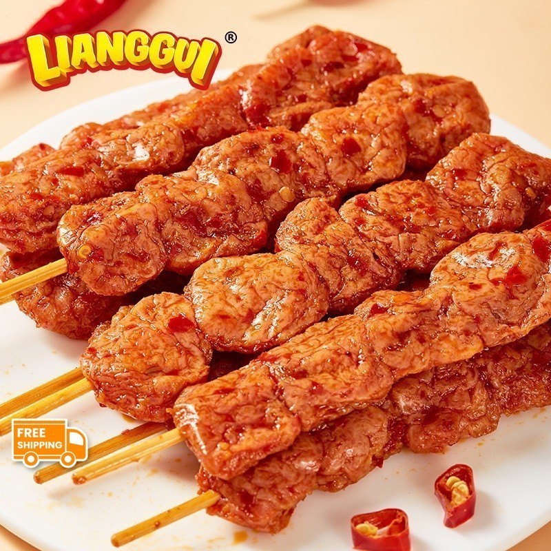 

[Cemilan latiao][Mendukung COD] LIANGGUI LATIAO SATAY Pedas SPICY FLAVOR BBQ FLAVOR CEMILAN VIRAL Snack Keripik YANG LAGI VIRAL