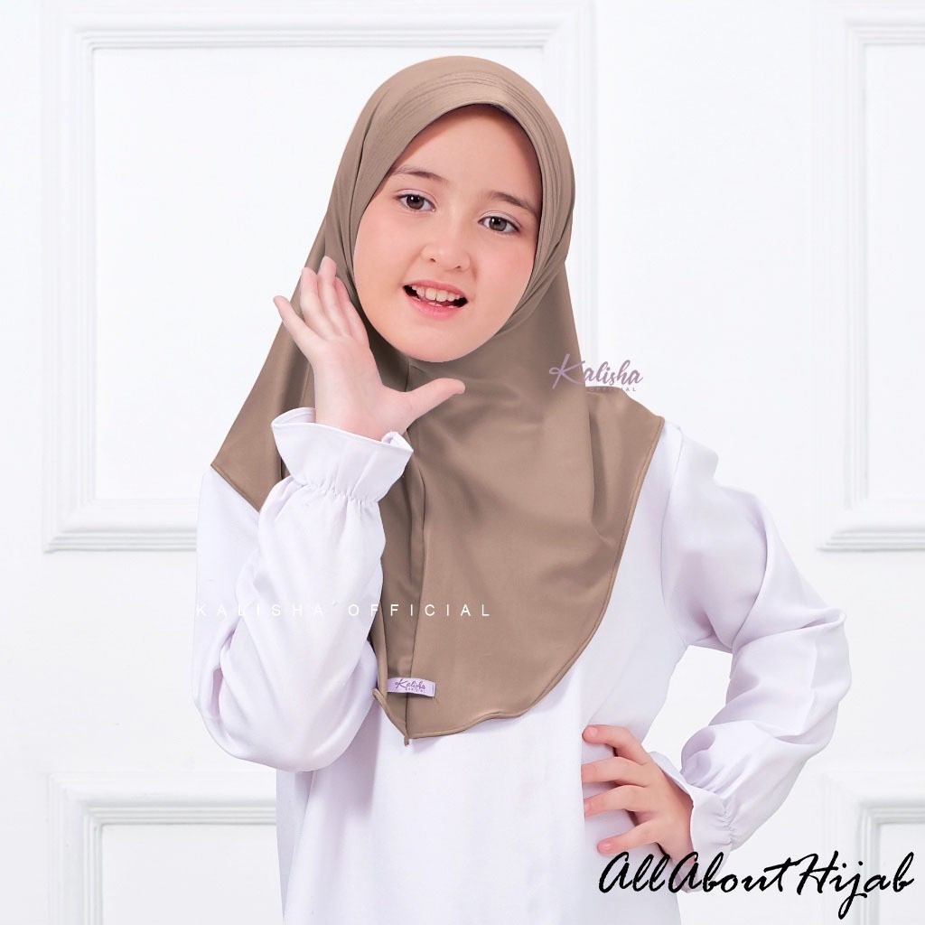 Krudung Instan Bergo Sport Polos Jersey Premium | Jilbab Instan Sekolah Olahraga Volly Futsal Badmin