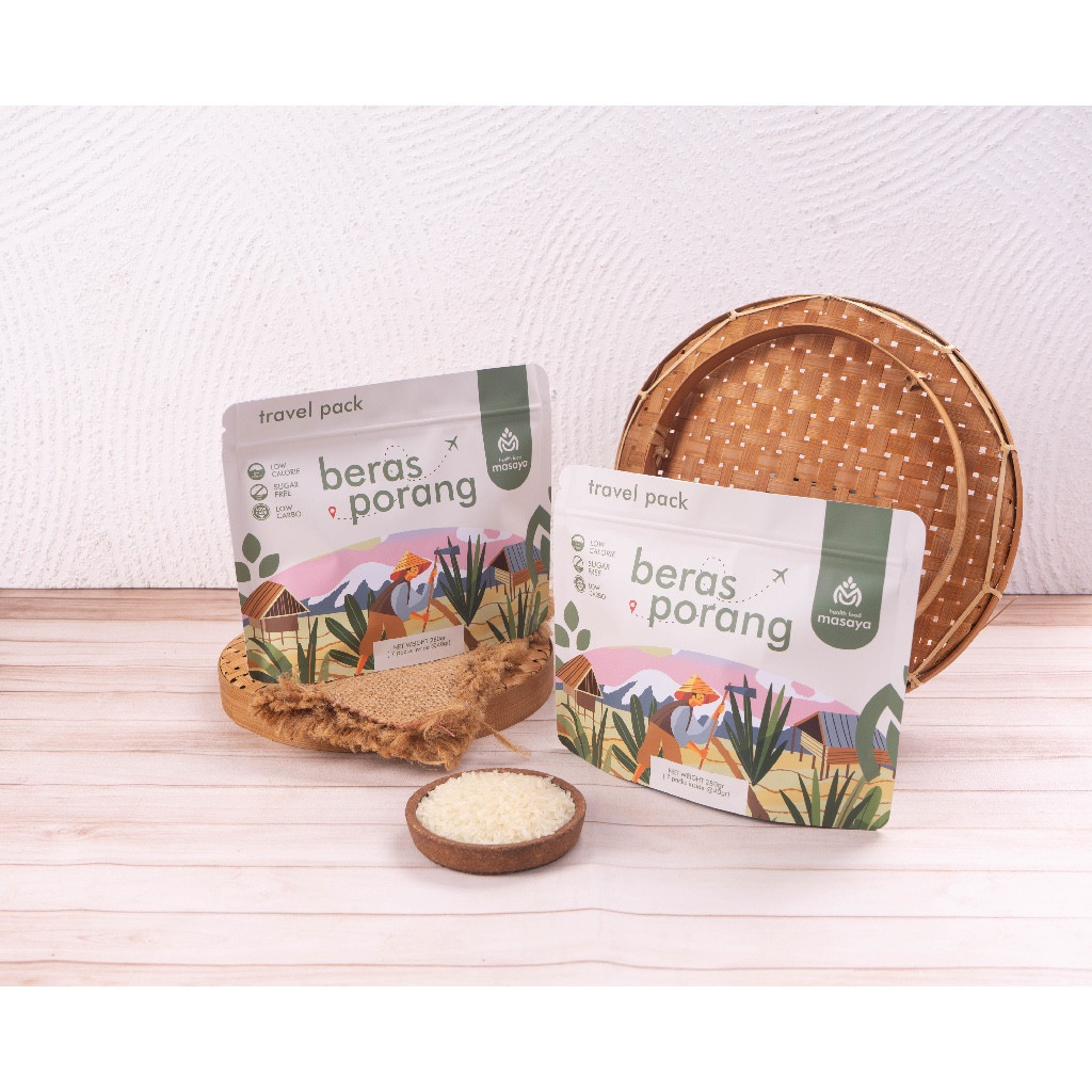 

Travel Pack Masaya Beras Porang - beras porang shirataki konjac diet health food