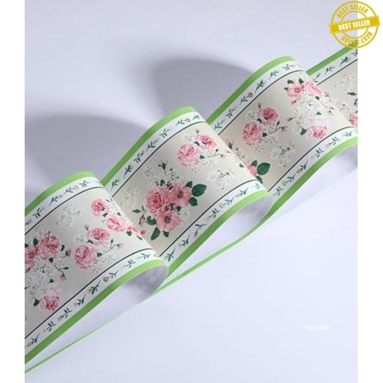 List Border Wallpaper Dinding 10,5cm x 10M - Border List Wallpaper