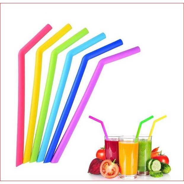 (SDA) Sedotan Silikon Travelling Ramah Lingkungan Bisa Di Lipat Kecil (5 mm) REUSABLE Portable Silic