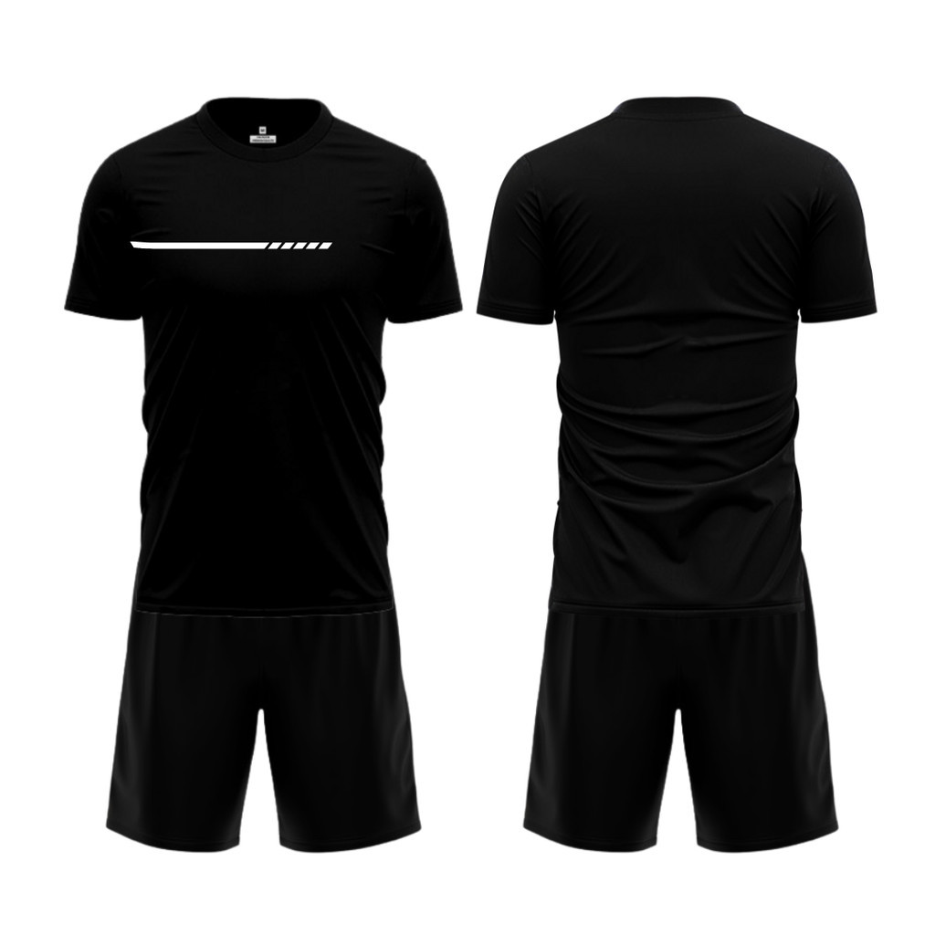 Set Olahraga Polos Seragam TIM Club Futsal Kaos + Celana kolor pendek Sablon SETOBL-PL015