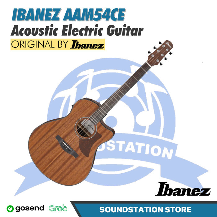 Ibanez AAM54CE Acoustic Electric Guitar - Gitar Akustik