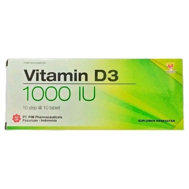 VITAMIN D3 1000 IU (100's /Dus) - PIM CNZ