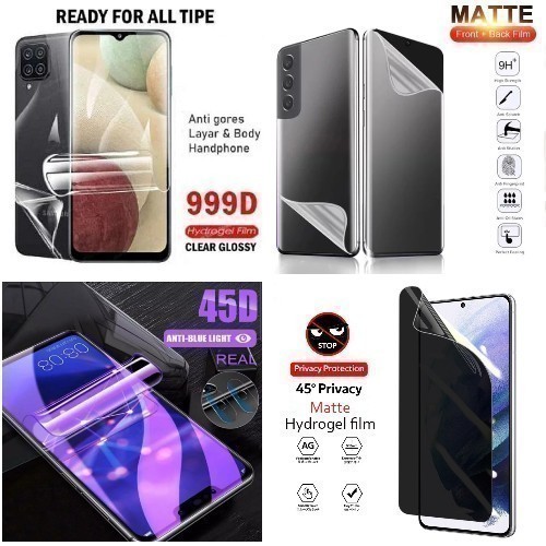 Duoqin Qin F21 Pro Hydrogel Anti Gores Clear Matte Anti Blueray Anti Spy