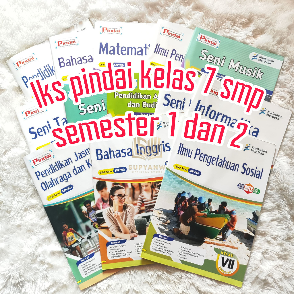 

Buku Lks Pindai Kelas 7 Smp Semester 1 dan 2 Kurikulum Merdeka Cv Arya Duta