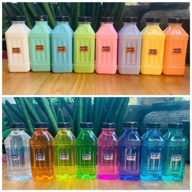 Lem slime 250 ml Lem Clear glue magic glue lem tofu lem bening murah magic glue slime