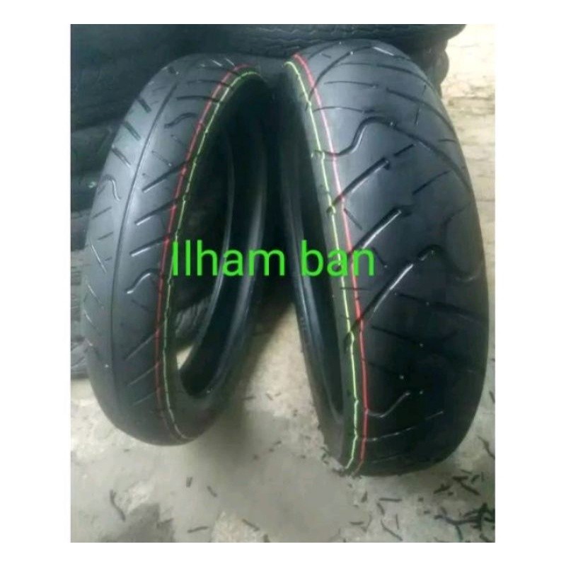 Sepasang Ban seken tubles, untuk viksen, CBR, ninja, ukuran 110-70 140-70 ring 17, merek IRC
