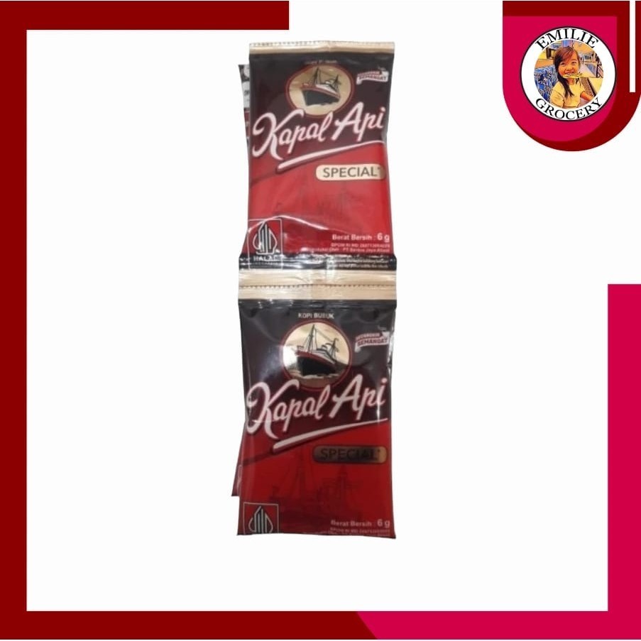 

Kapal Api Kopi Mini 6gr 6 gram (ex 6.5 6,5 gram 6.5gram 6,5 gram) 10 Pcs Sachet