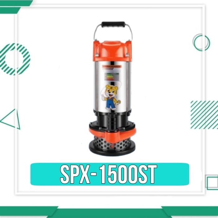 Pompa Celup Air Kotor 1500W Stainless Submersible Pump 3inch TSOLUMY Pompa Kolam lkan / Banjir/pompa