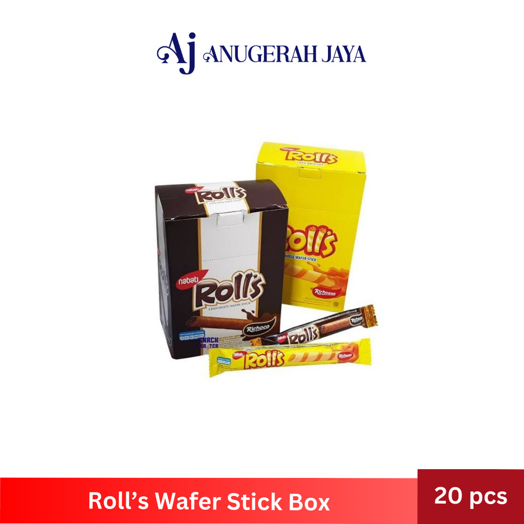 

ROLL's Wafer Stick box @ 20 pcs rolls Nabati