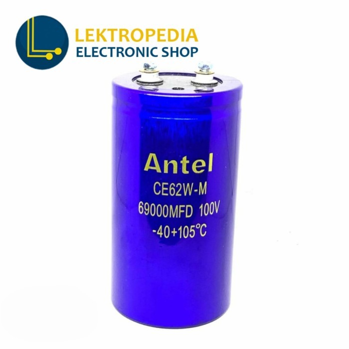 PART Elco 69000uf 100v ANTEL 69000 uf mikro 100 v volt Elko 100volt