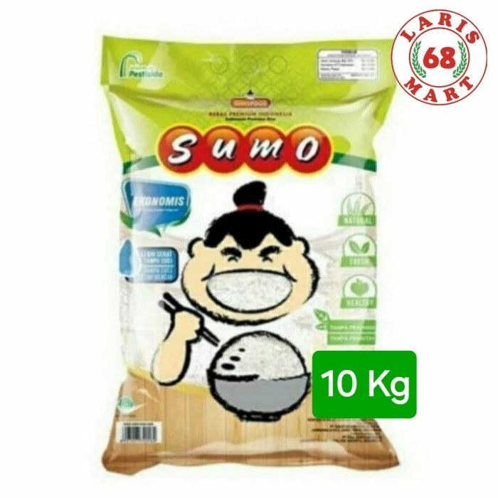 

Beras Sumo Hijau 10kg Ramos Pulen