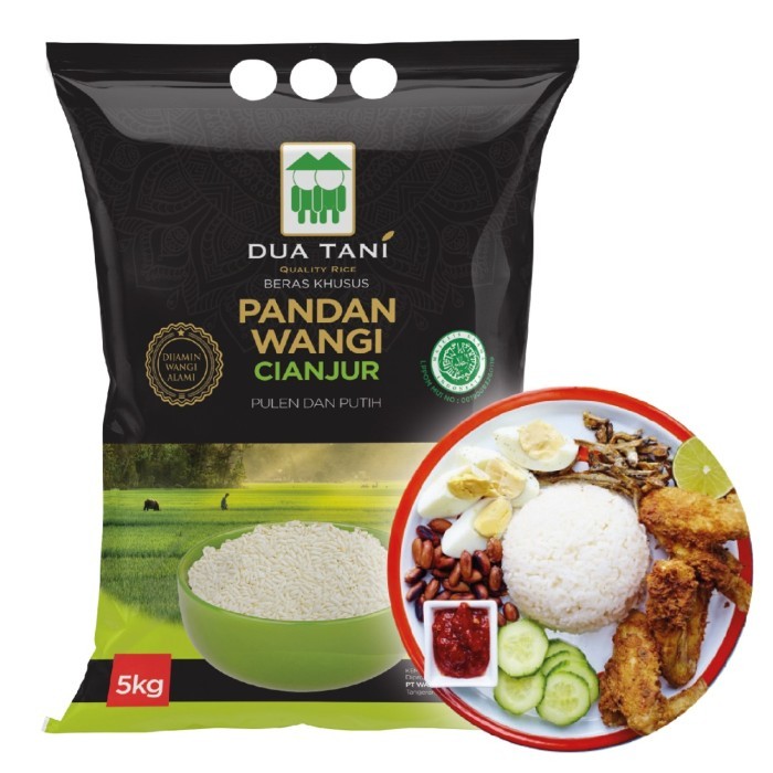 

Beras Dua Tani Pandan Wangi Cianjur 5kg