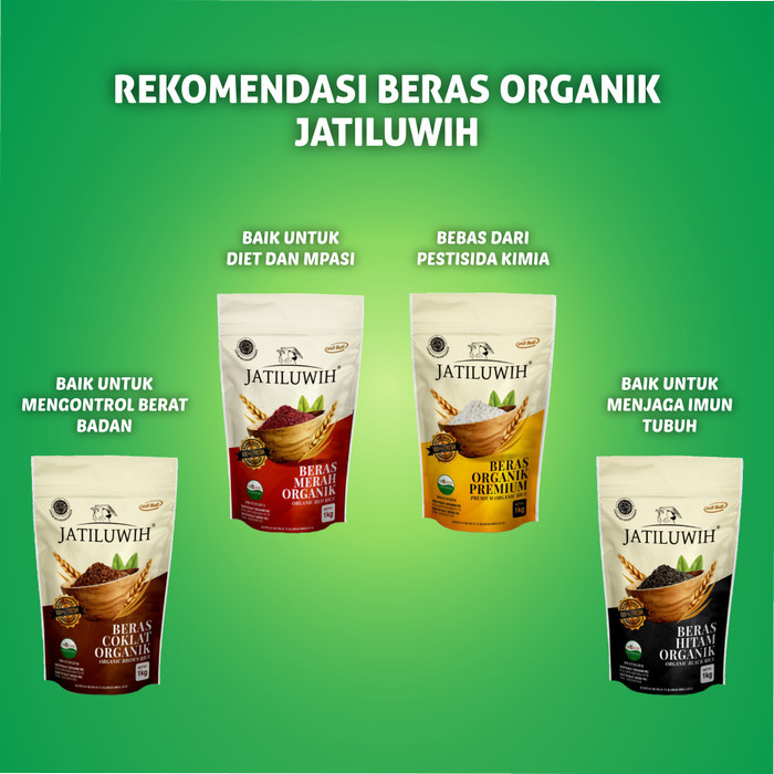 

Beras Merah Organik Jatiluwih Bundling 3kg / Cocok Untuk Diet & Mpasi