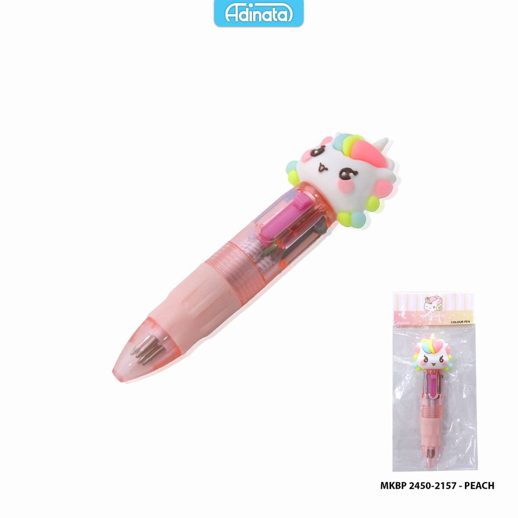 

Mokonya Color Pen 4 in 1 2450-2157A Peach / Pen / Alat Tulis - Adinata