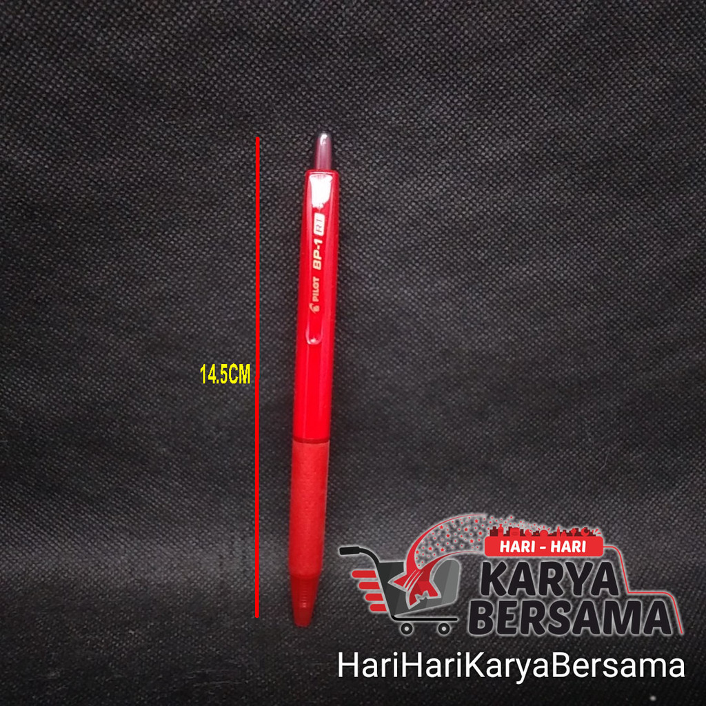 

PILOT BALL POINT PULPEN MEDIUM BP-1RT WARNA RED 1PCS