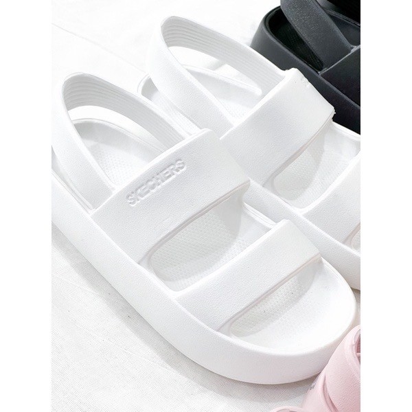 ✨TERLARIS - Sandal Skechers Wanita Sandal Skechers Gunung Sandal Skechers Tali - Putih, 36