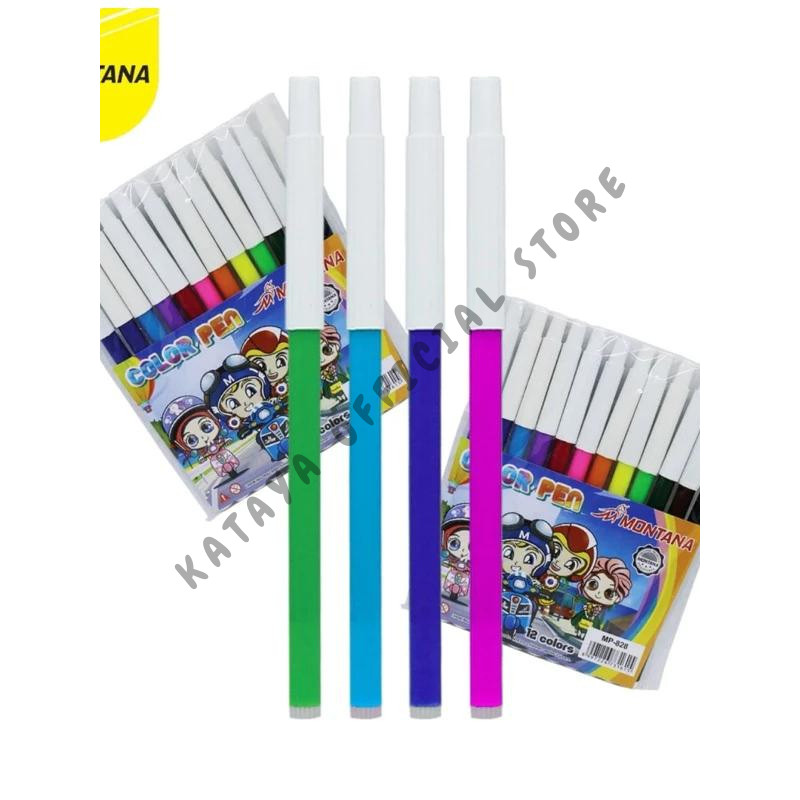 

Montana Spidol 12 Warna / Color Marker Montana