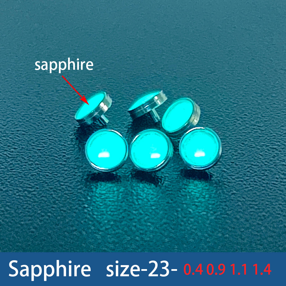 Suitable for Rolex luminous bead sapphire material blue-green luminous point watch accessories