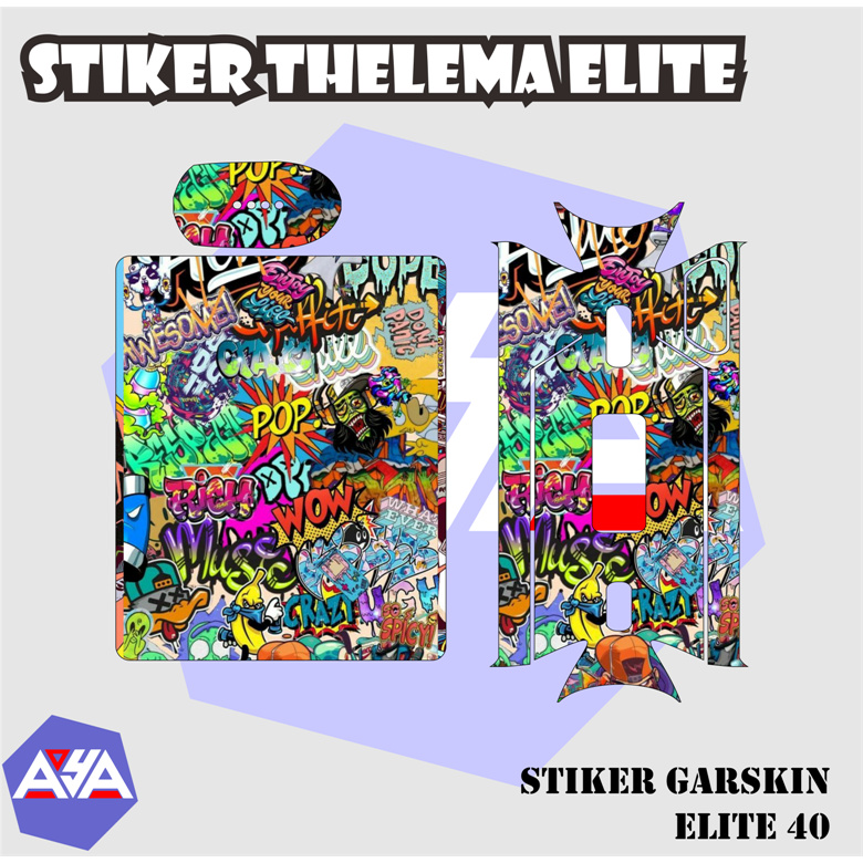 ⭐⭐⭐⭐⭐Garskin stiker thelema elite motif DOODLE 3 body gundam request garskin wrap sticker