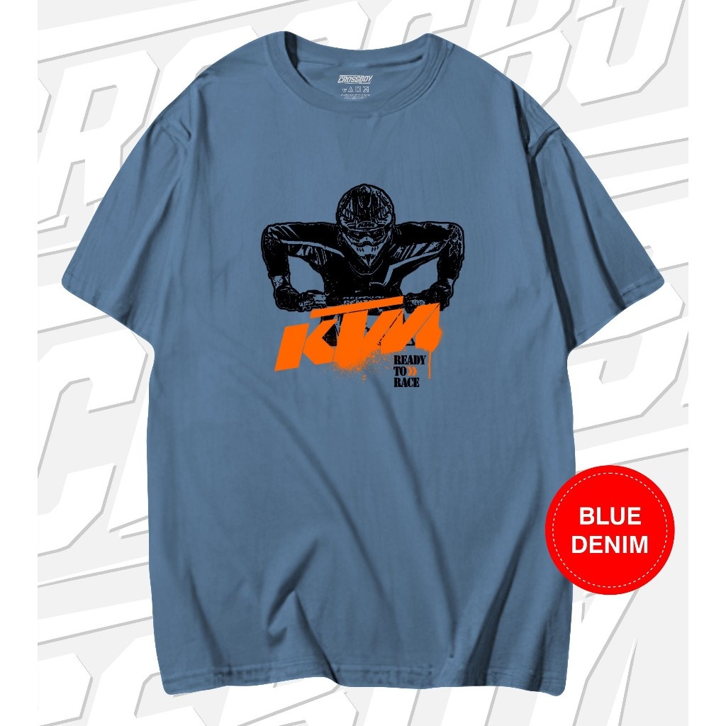 Crossboy01 / Kaos Pria / pakaian pria kaos / T-shirt KTM RACING kaos ktm original as