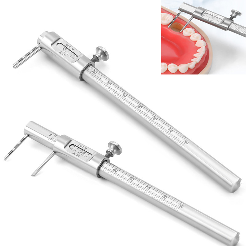 

Dental Implant Measuring Calipers Slide Measuring Gauge Rule Measuring Gauge Rule