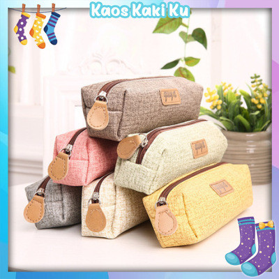 

Tas Pensil Tempat Alat Tulis Tempat Pulpen Dan Pensil Bahan PU Korean Style