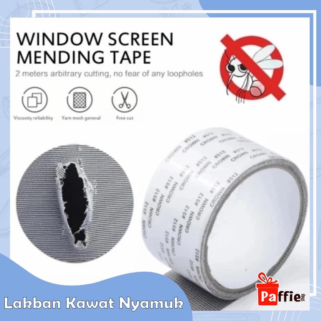 

PROMO YUK Lakban Kawat Nyamuk Tambalan Repair Penutup Lubang Pintu Jendela Tirai Magnet Window Screen Mending Tape Net Mesh Hole Perekat Serbaguna FLASH SALE