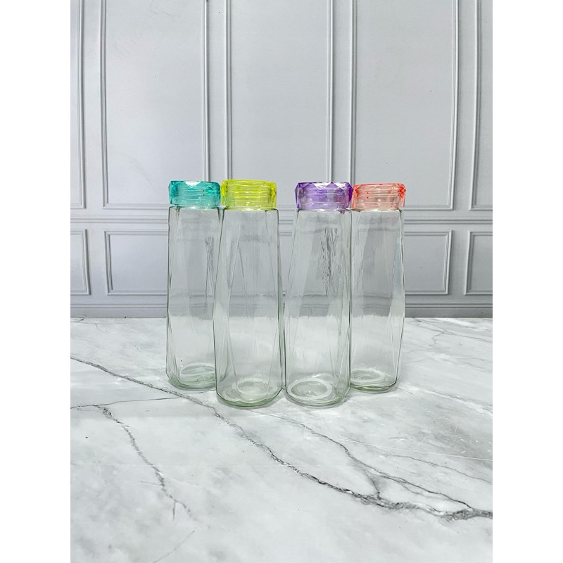 Botol kristal / Botol Kaca Diamond / Botol Unik Diamond / Botol Minum / Botol Souvenir/Tanpa Box bot