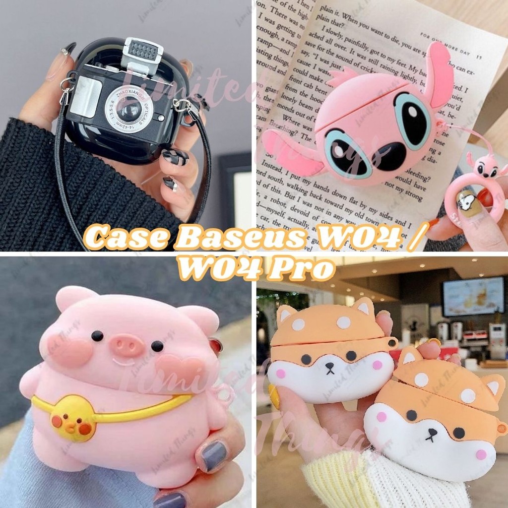 PREMIUM Case Baseus Encok W04 W04 Pro Case Character Bluetooth Wireless