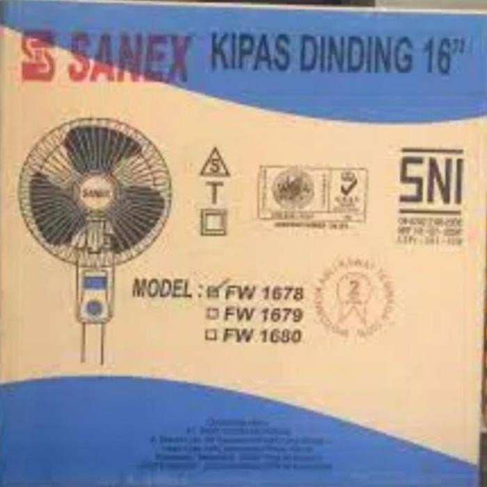 SANEX : WALL FAN / KIPAS ANGIN DINDING 16 " SANEX