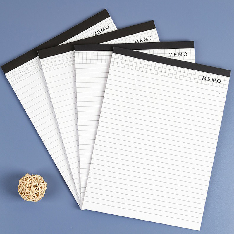 

A4 Conference Tearable Lined Pages Memo Pad Diary Notepad Meeting Notebook Draft Writing Sheet Paper Office School Supplies