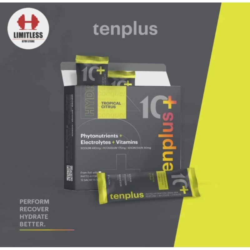 

New (PROMO!) TENPLUS Electrolytes Isotonic + Vitamins 12 sachet BoxPremium